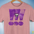 Lesbian Labrys Pride Grunge Exclamation Points Premium Unisex T-Shirt - Mauve Heather